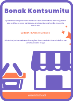 Udalerri bateko kanpainako kontsumo bonuaren irudia.